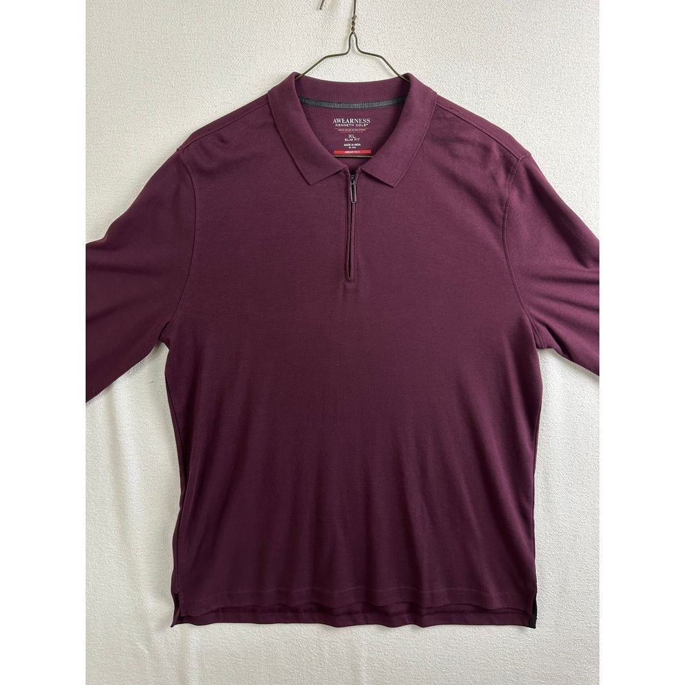 Kenneth Cole Polo Men's‎ Extra Large Long Sleeve Slim Fit NWT